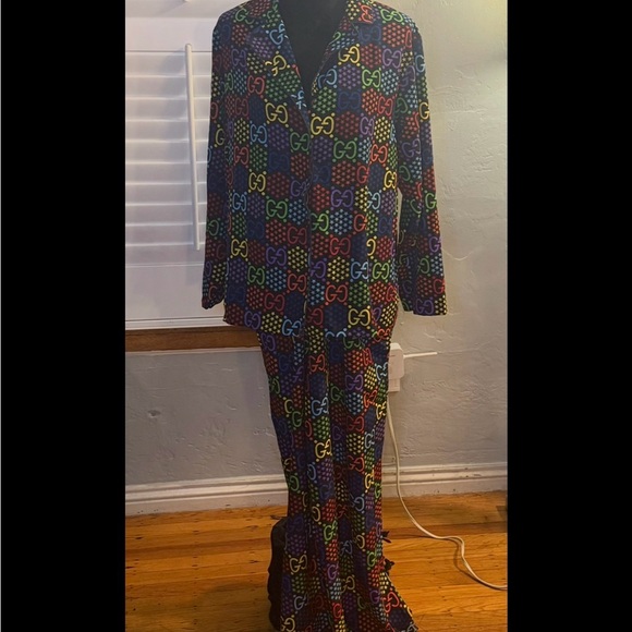 Multicolor Patterned Two Pieces Set - Picture 1 of 2